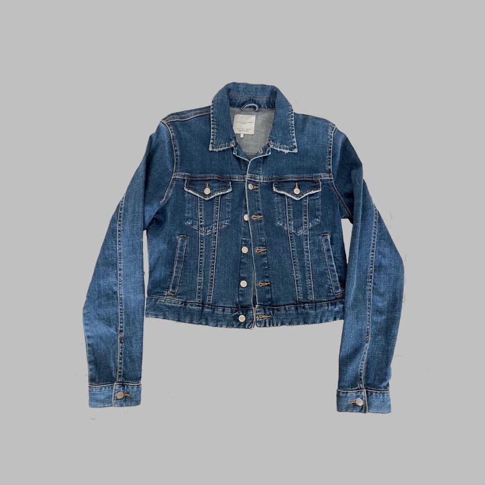 Zara cropped denim jacket